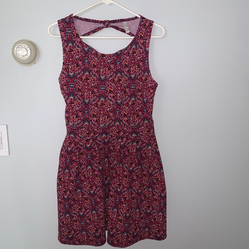 Maroon cocktail dress!